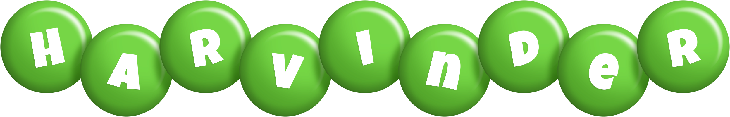 Harvinder candy-green logo