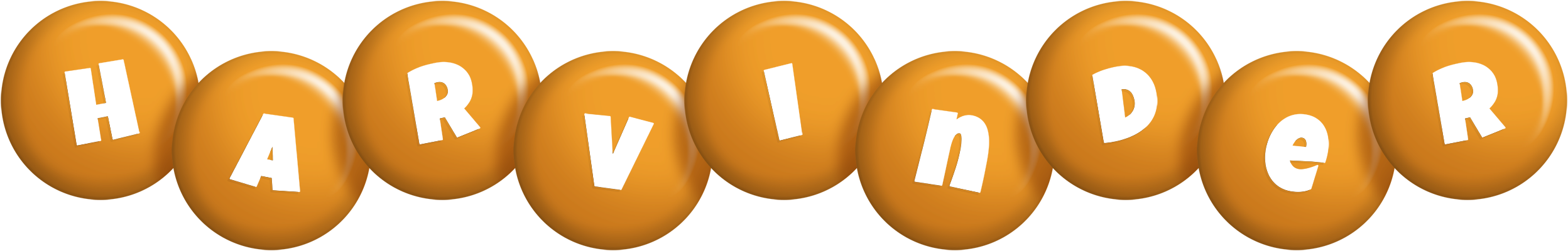 Harvinder candy-orange logo