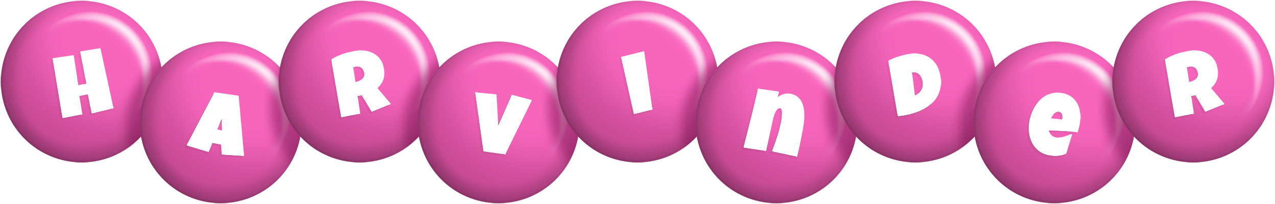 Harvinder candy-pink logo
