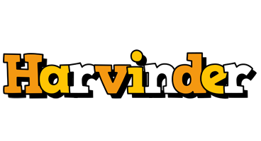 Harvinder cartoon logo