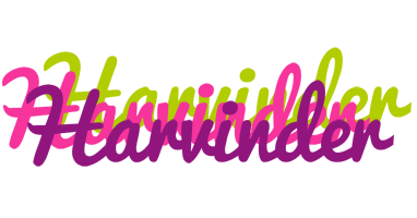 Harvinder flowers logo