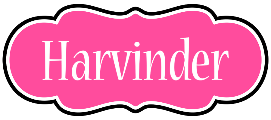 Harvinder invitation logo