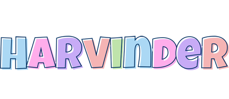 Harvinder pastel logo