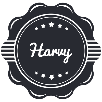Harvy badge logo