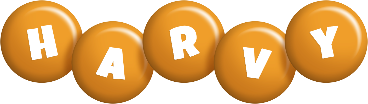Harvy candy-orange logo