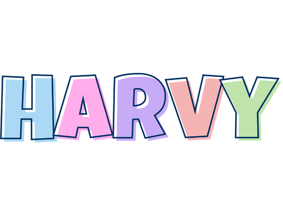 Harvy pastel logo