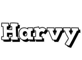 Harvy snowing logo