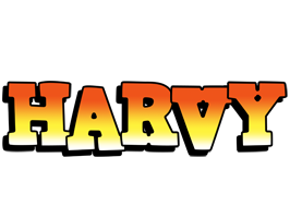 Harvy sunset logo