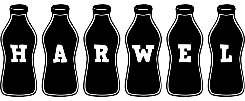 Harwel bottle logo