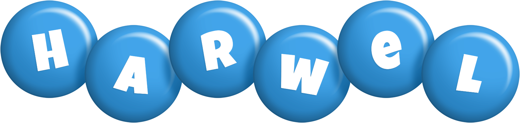 Harwel candy-blue logo
