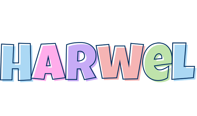 Harwel pastel logo