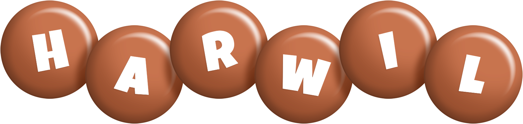 Harwil candy-brown logo