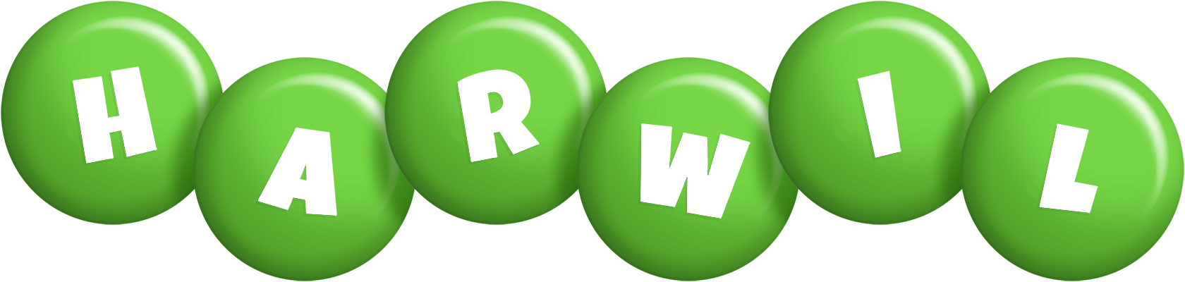 Harwil candy-green logo