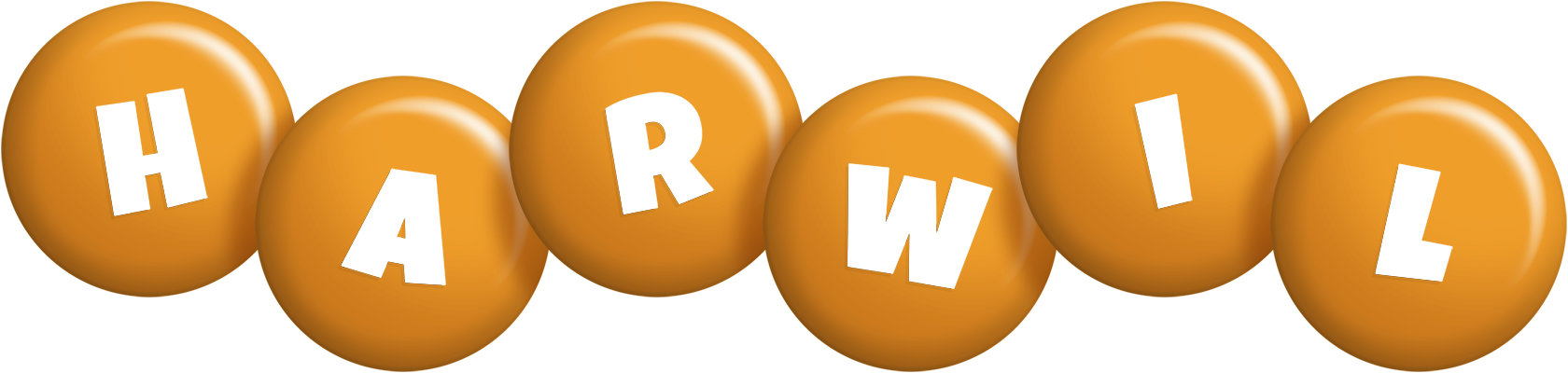 Harwil candy-orange logo