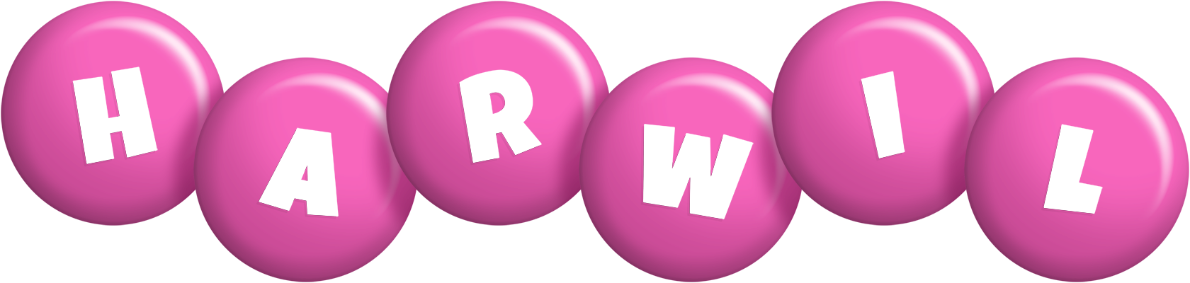 Harwil candy-pink logo