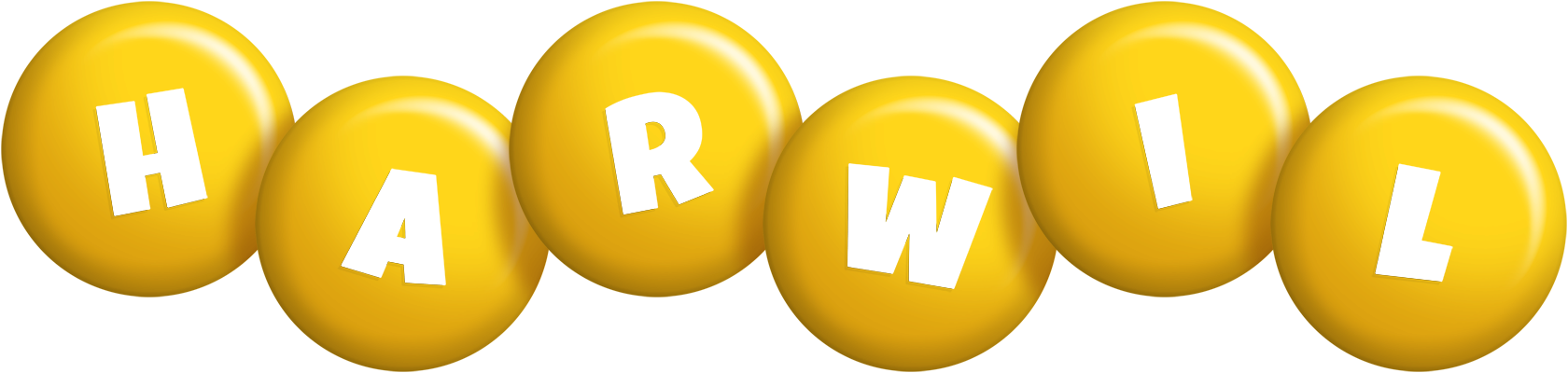 Harwil candy-yellow logo