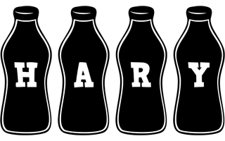 Hary bottle logo