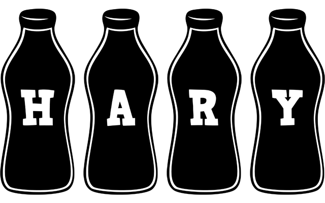 Hary bottle logo