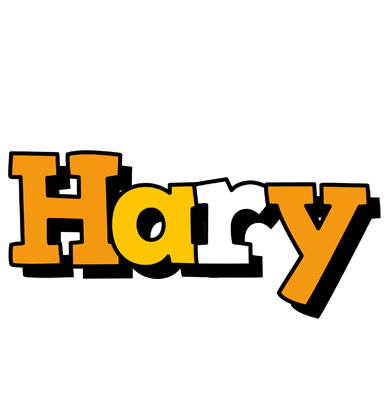 Hary cartoon logo