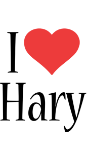 Hary i-love logo