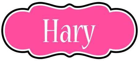 Hary invitation logo