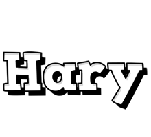 Hary snowing logo
