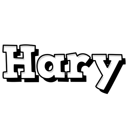 Hary snowing logo