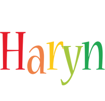 Haryn birthday logo
