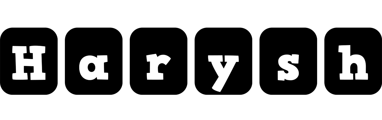 Harysh box logo