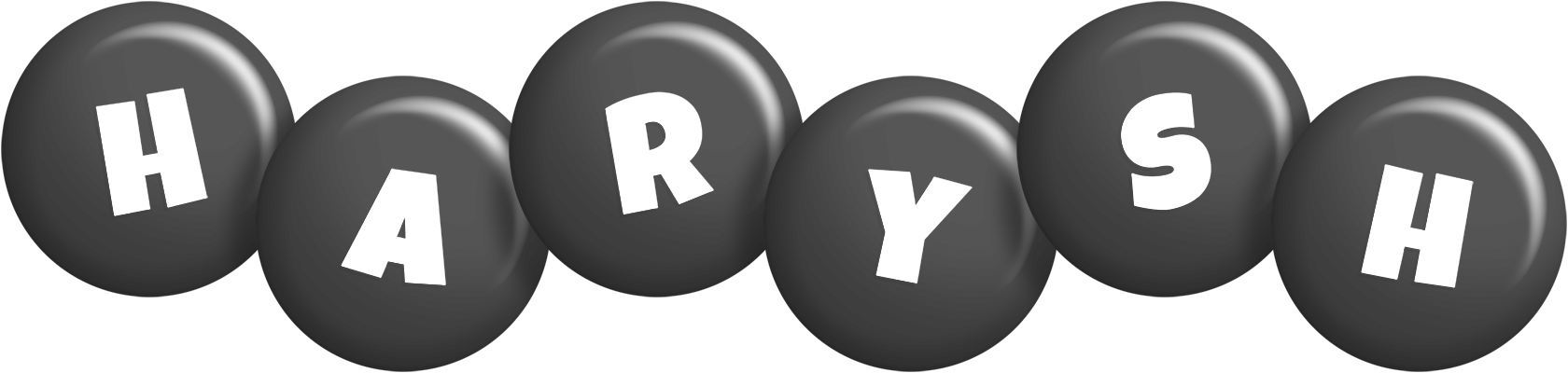 Harysh candy-black logo