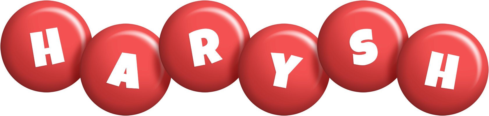 Harysh candy-red logo