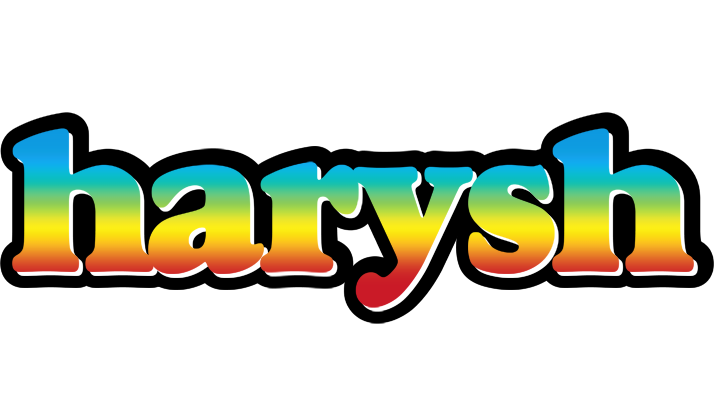 Harysh color logo