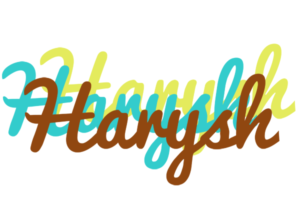 Harysh cupcake logo
