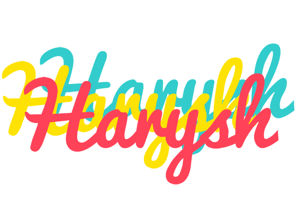 Harysh disco logo
