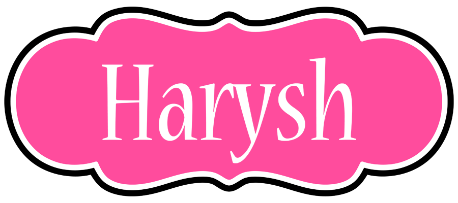 Harysh invitation logo