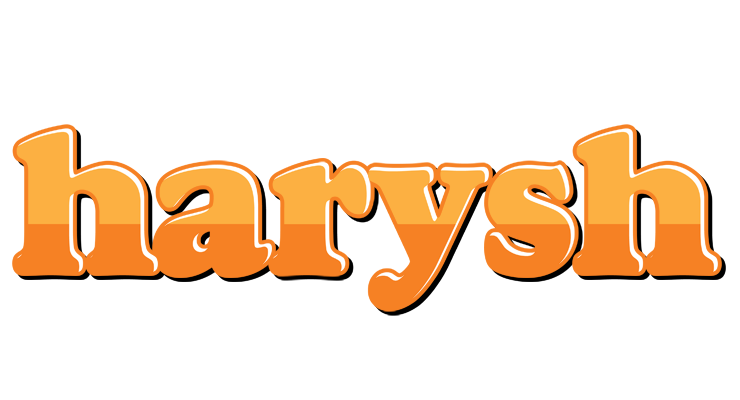 Harysh orange logo