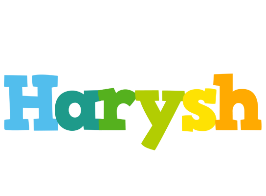 Harysh rainbows logo