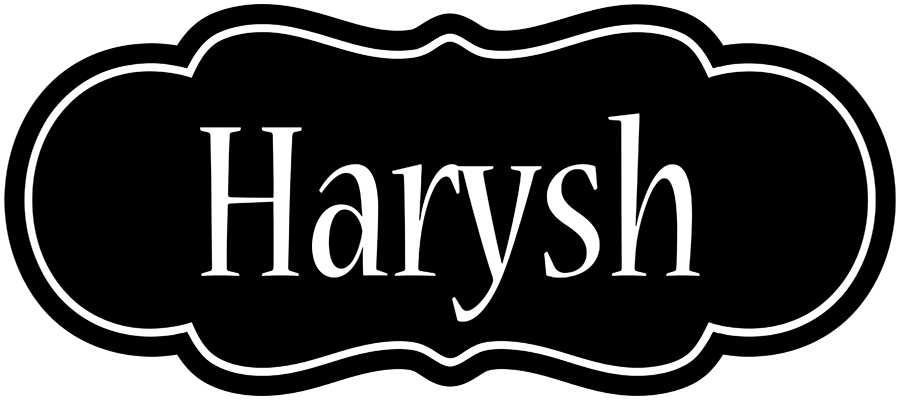 Harysh welcome logo