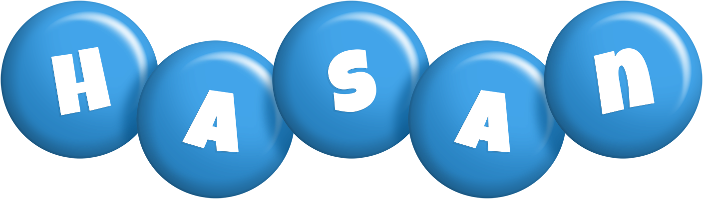 Hasan candy-blue logo
