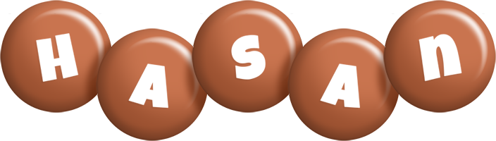 Hasan candy-brown logo