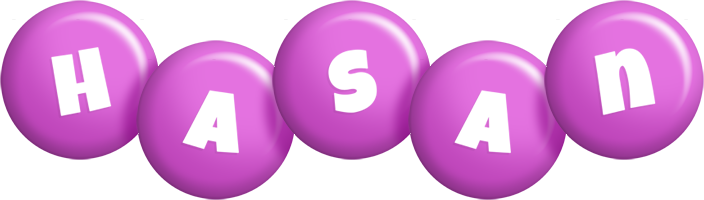 Hasan candy-purple logo