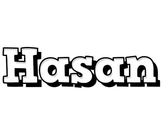 Hasan snowing logo
