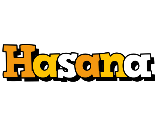 Hasana cartoon logo