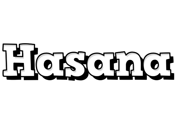 Hasana snowing logo