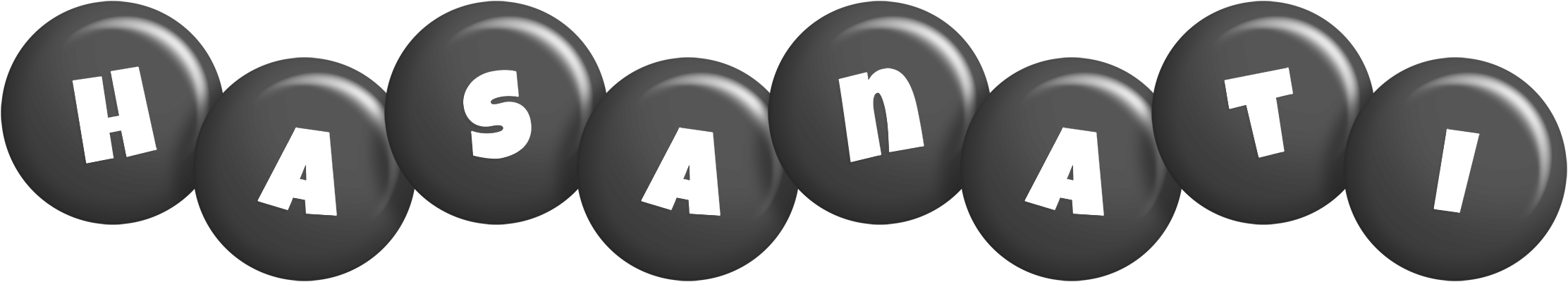 Hasanati candy-black logo