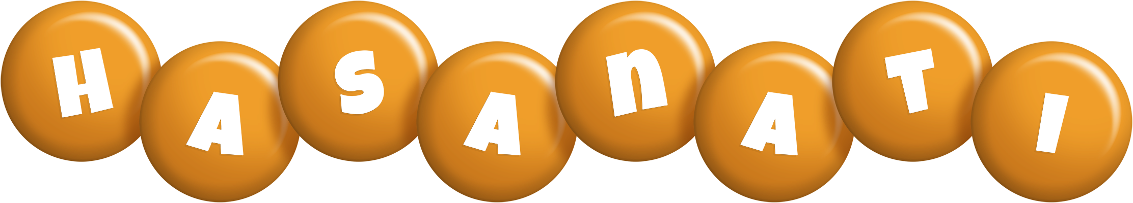 Hasanati candy-orange logo