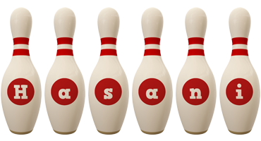 Hasani bowling-pin logo