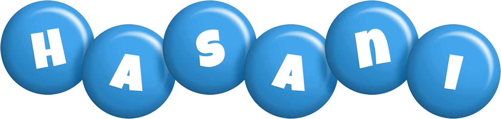 Hasani candy-blue logo