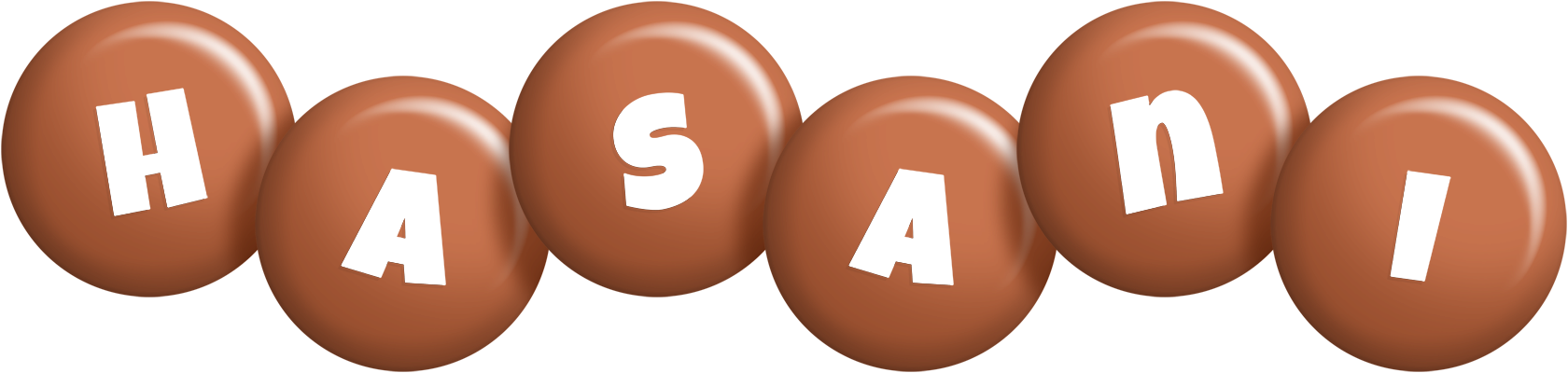 Hasani candy-brown logo