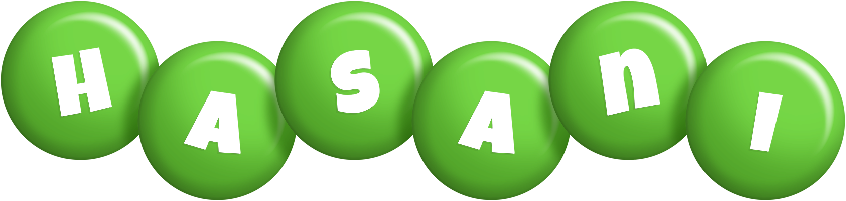 Hasani candy-green logo